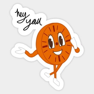 Miss Minutes “hey yall” Sticker